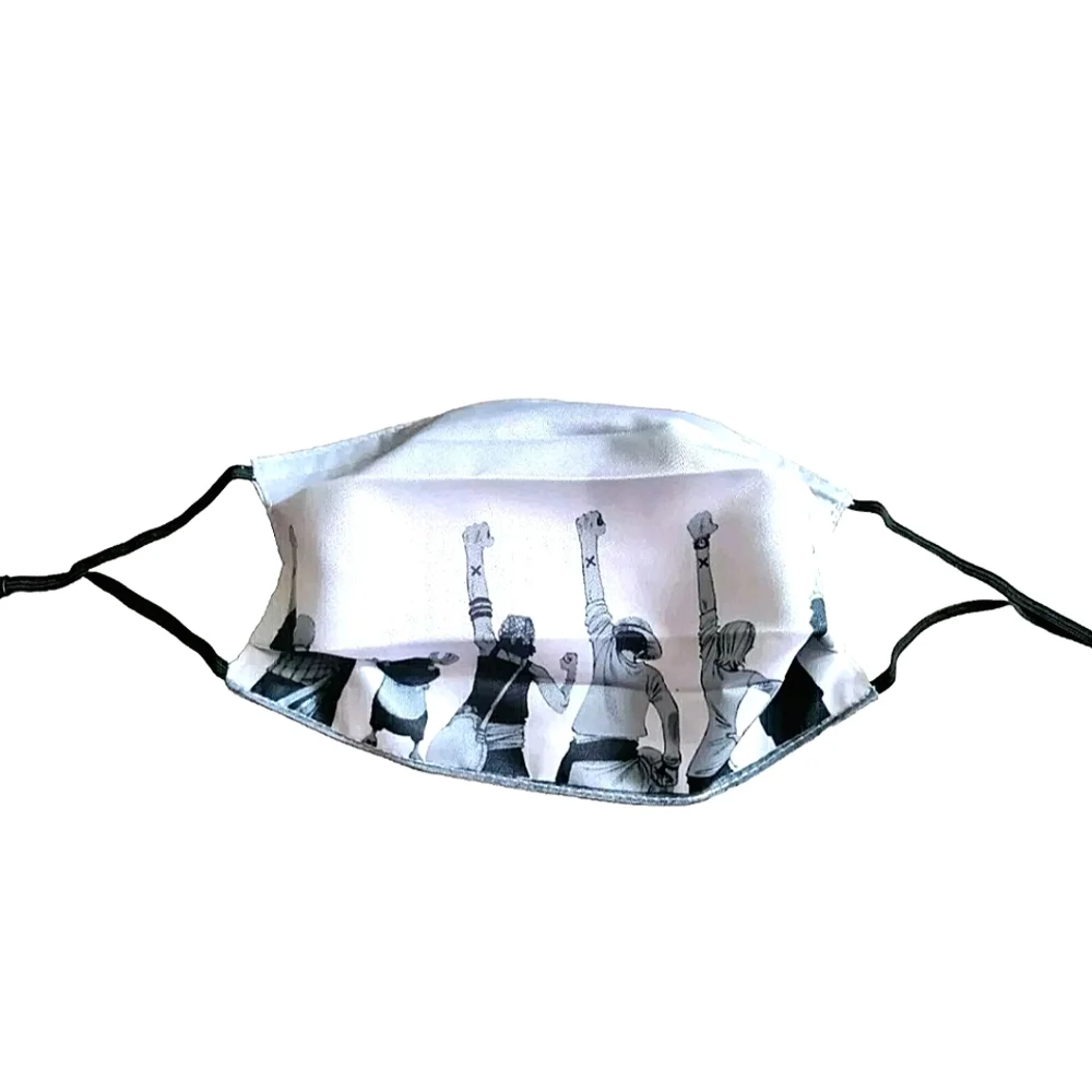 NEW Anime One Piece Face Mask & (2) 2.5PM Filters! Facewear. Balaclava. Bandana.
